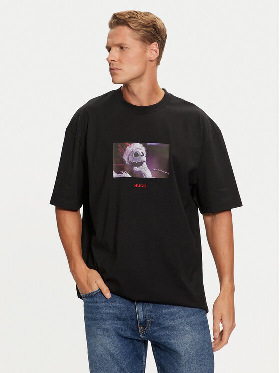 HUGO Hugo T-särk Dijack 50528428 Must Oversize