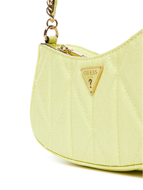 Guess Guess Ročna torba Aldina HWGG96 63170 Rumena