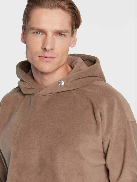 Redefined Rebel Redefined Rebel Fleece Jagger 213181 Μπεζ Relaxed Fit