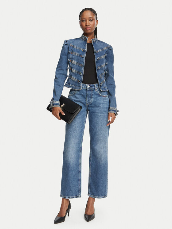 Liu Jo Liu Jo Džinsa jaka Selected by Gigi Hadid ZB7303 D0429 Zils Regular Fit