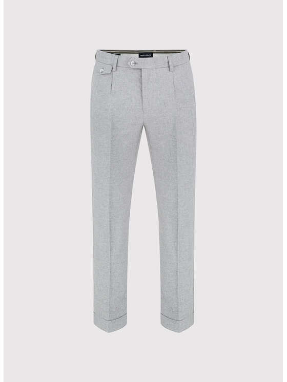 Pako Lorente Pako Lorente Spodnie materiałowe P26WF-WX-006 Szary Straight Fit