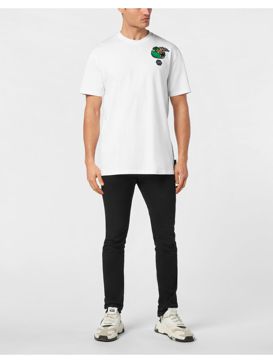 PHILIPP PLEIN PHILIPP PLEIN T-shirt 24705 Bianco Regular Fit