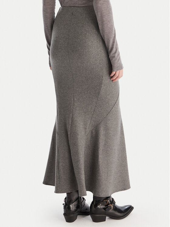 PINKO PINKO Макси пола Pabla 106095 A2ZU Сив Regular Fit