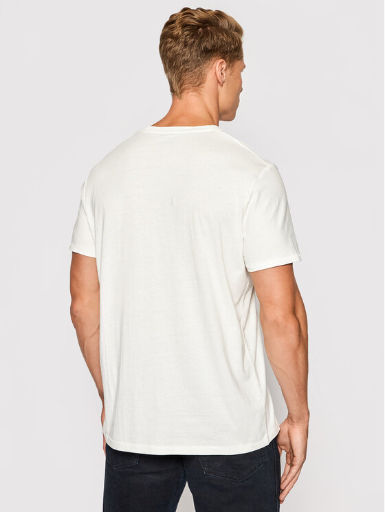 Wrangler Wrangler T-shirt Rainbow W7J9D3737 112141559 Bianco Regular Fit