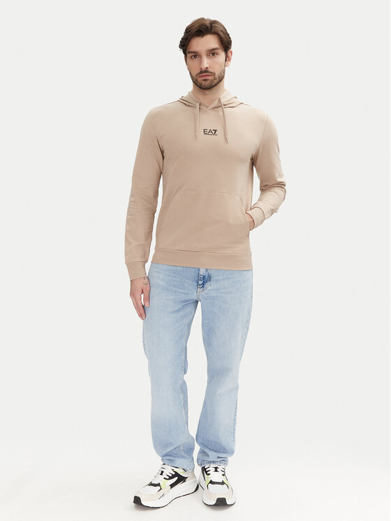 EA7 Emporio Armani EA7 Emporio Armani Džemperis 8NPM32 PJVRZ U6155 Smėlio Regular Fit