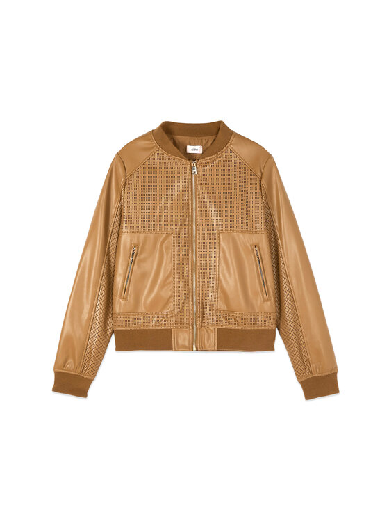 Oltre Oltre Giacca in similpelle R370R002350N012 Marrone Over Fit