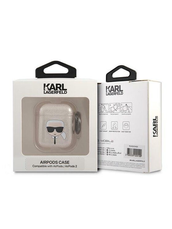 KARL LAGERFELD KARL LAGERFELD Etui na słuchawki AirPods Złoty