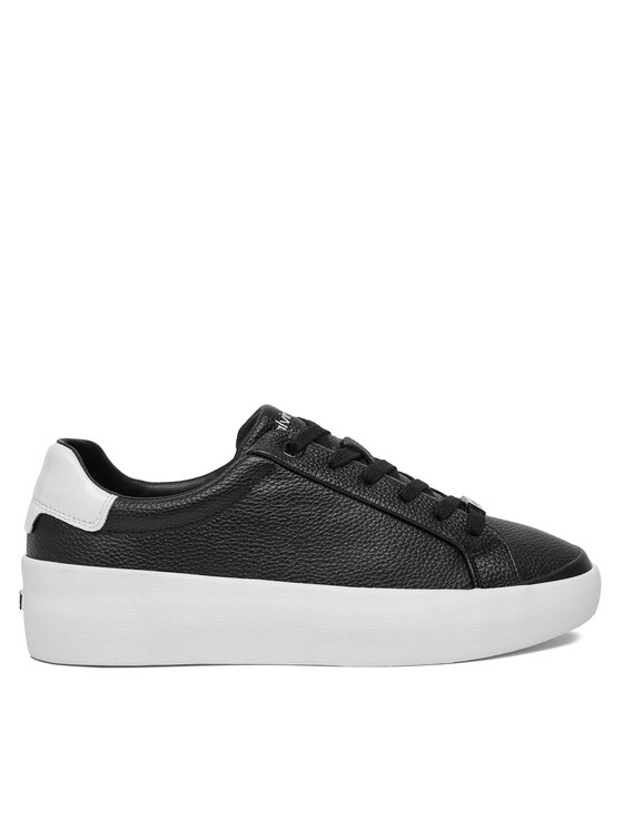 Calvin Klein Calvin Klein Laisvalaikio batai Vulc Lace Up Lth HW0HW02214 Juoda