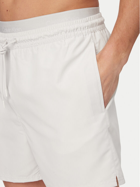 Calvin Klein Swimwear Calvin Klein Swimwear Plavecké šortky LV00N61023 Sivá