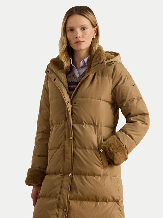 LAUREN RALPH LAUREN LAUREN RALPH LAUREN Ziemas mētelis 297P04130001 Bēšs Regular Fit
