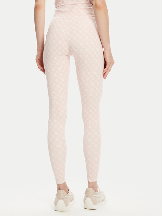 Guess Guess Leggings V5YB18 MC03W Ružičasta Slim Fit