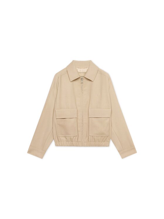Trussardi Trussardi Płaszcz zimowy R120A000739N012 Beżowy Regular Fit