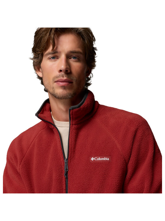 Columbia Columbia Felpa di pile Timber Crest Full Zip Fleece Rosso Regular Fit