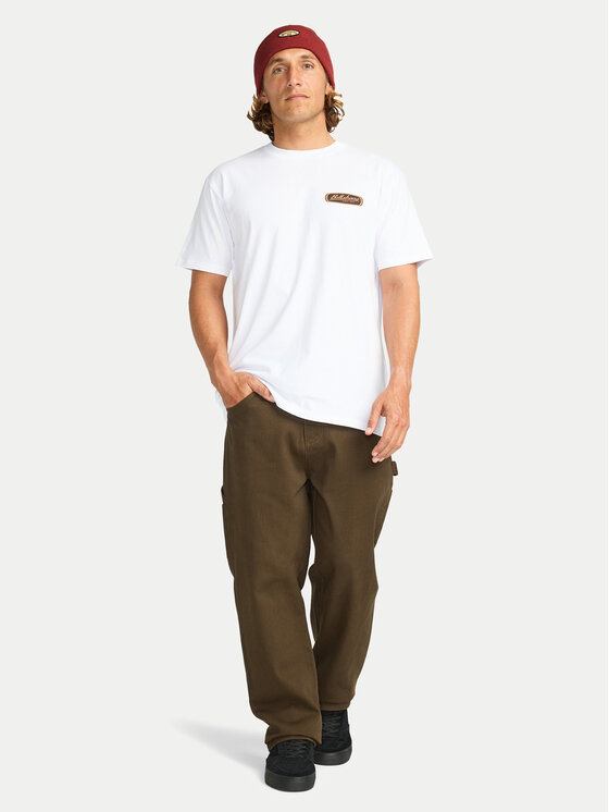 Billabong Billabong T-krekls Runner Up EBYZT00361 Balts Regular Fit