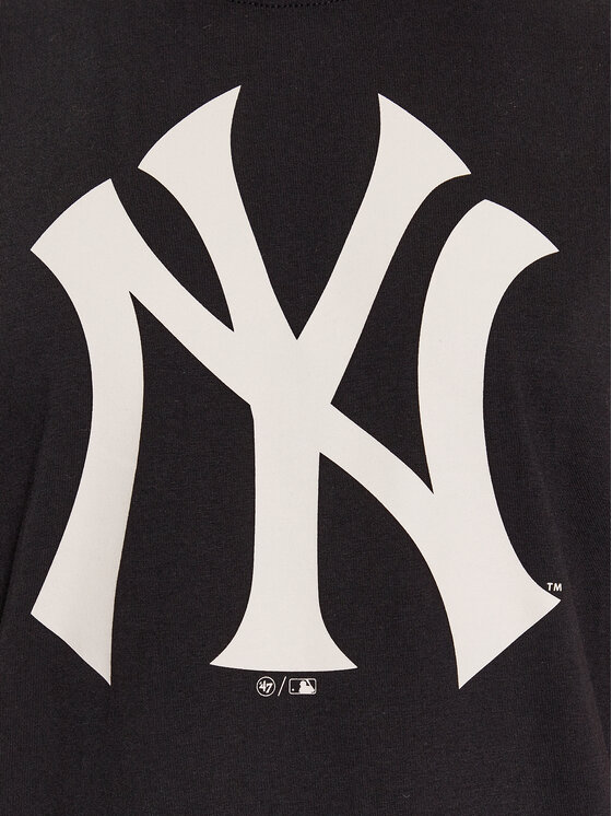 47 Brand 47 Brand Marškinėliai New York Yankees BB017TEMIME568336JK Juoda Regular Fit