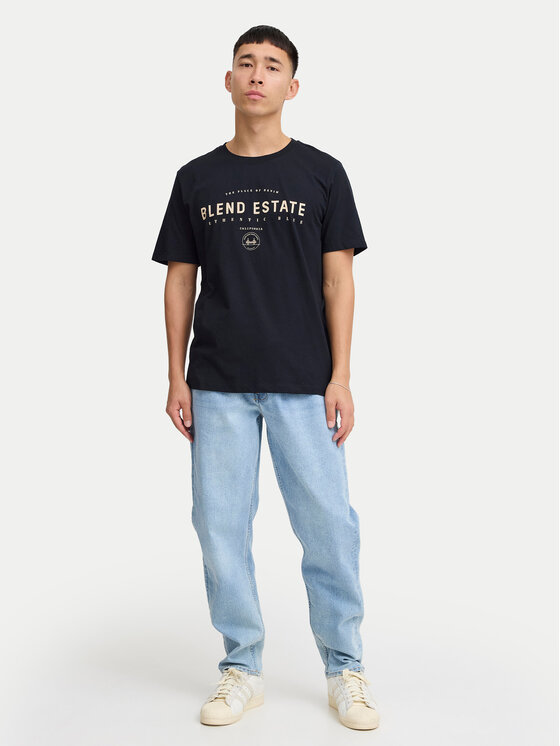 Blend Blend Тишърт 20717160 Черен Regular Fit