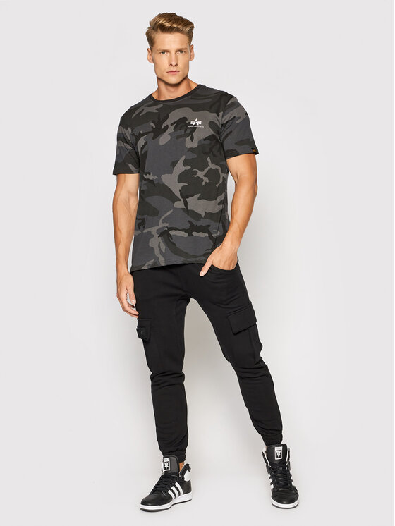 Alpha Industries Alpha Industries T-särk Backprint T Camo 128507C Must Regular Fit