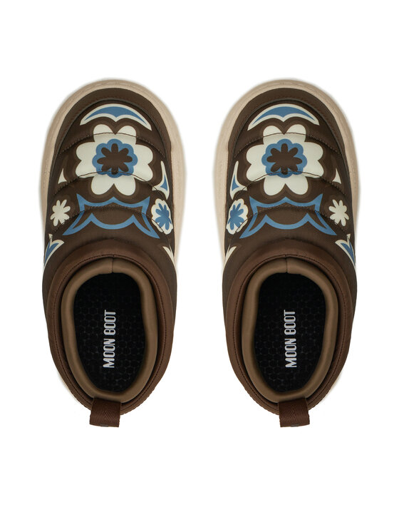 Moon Boot Moon Boot Botki Park Soft Flower 80D2470030 Brązowy