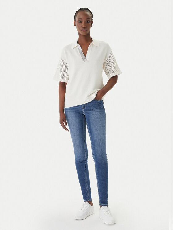 Liu Jo Sport Liu Jo Sport Polo TA6110 MS71G Εκρού Regular Fit