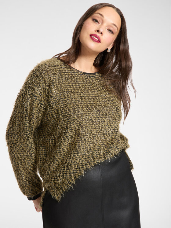 Elena Mirò Elena Mirò Felpa G864Z000463N001 Nero Regular Fit