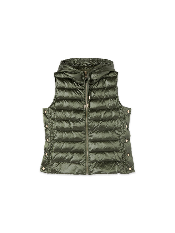 Oltre Oltre Giubbotto piumino F804R001531N035 Verde Regular Fit