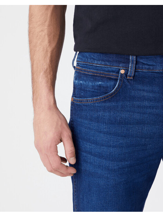 Wrangler Wrangler Jeansy GREENSBORO Niebieski Straight Fit