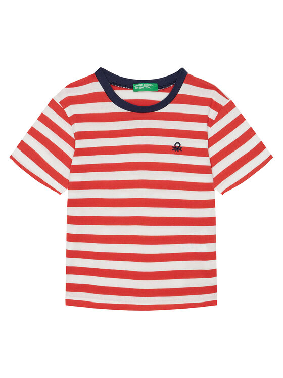 United Colors Of Benetton T-Shirt 3FHXG10HR Czerwony Regular Fit