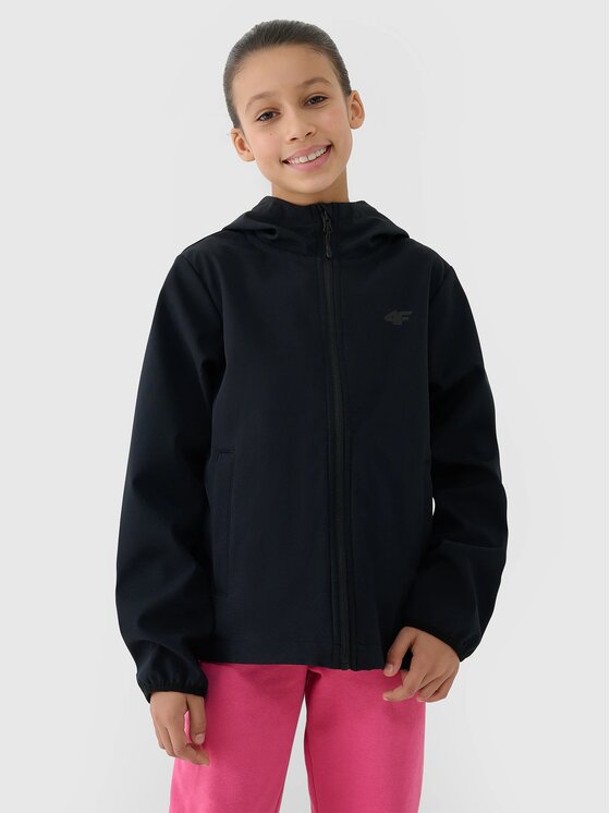 Kurtka softshell 4F, Rozmiar 158, Czarny, 4FJWSS25TSOFF305-20S