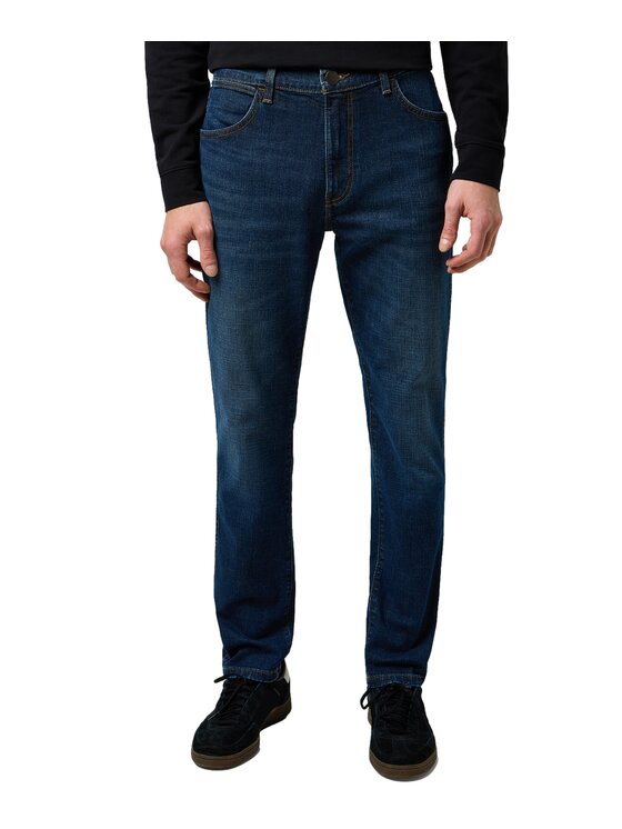 Wrangler Wrangler Jeansy 112371372 Granatowy Slim Fit