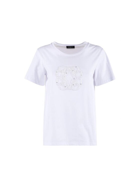 NENETTE NENETTE T-Shirt dastin Biały Regular Fit