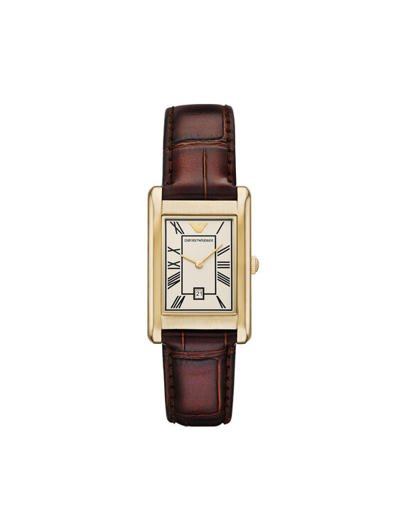 Emporio Armani Emporio Armani Ročna ura Gino AR11665 Rjava