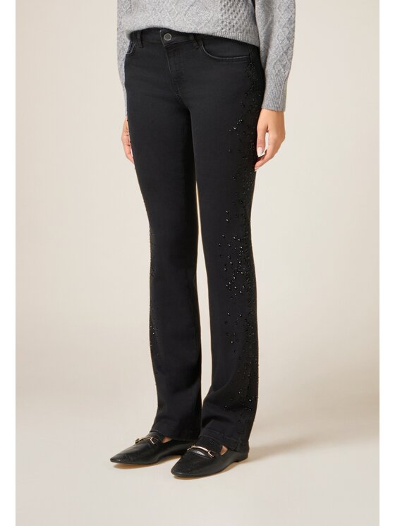 Oltre Oltre Jeans P413R008938N033 Nero Regular Fit