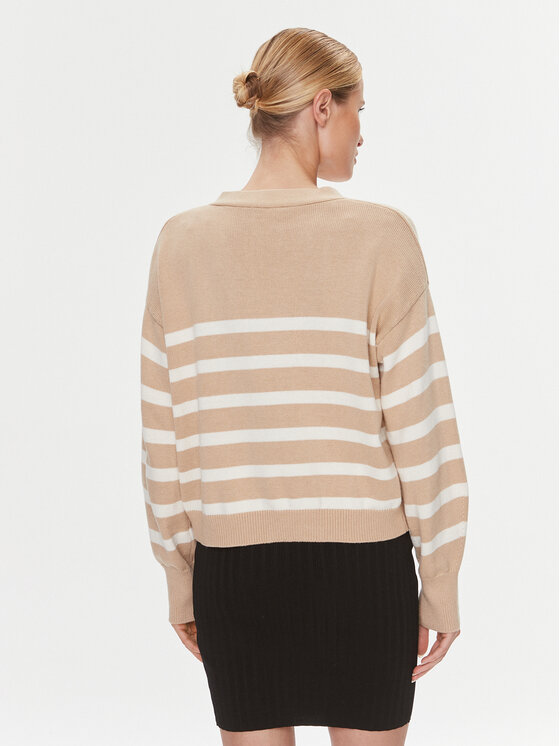 Guess Guess Kardigan W4RR56 Z37L1 Beżowy Regular Fit