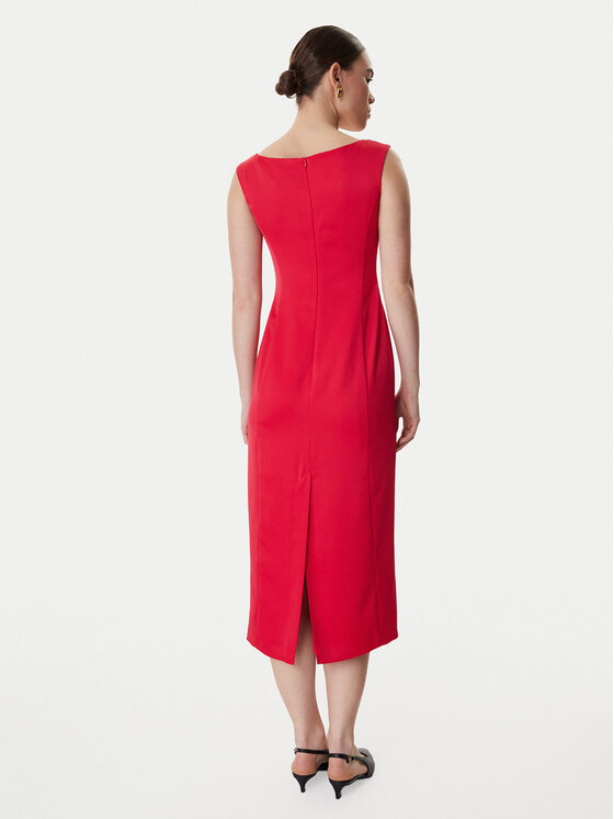 Marella Marella Coctailkleid Perle 2613221063 Rot Slim Fit