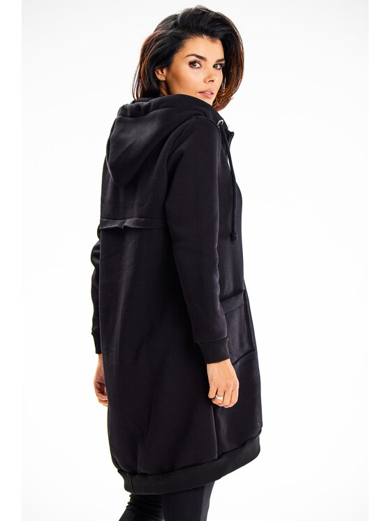 Infinite You Infinite You Mikina M334 Čierna Basic Fit