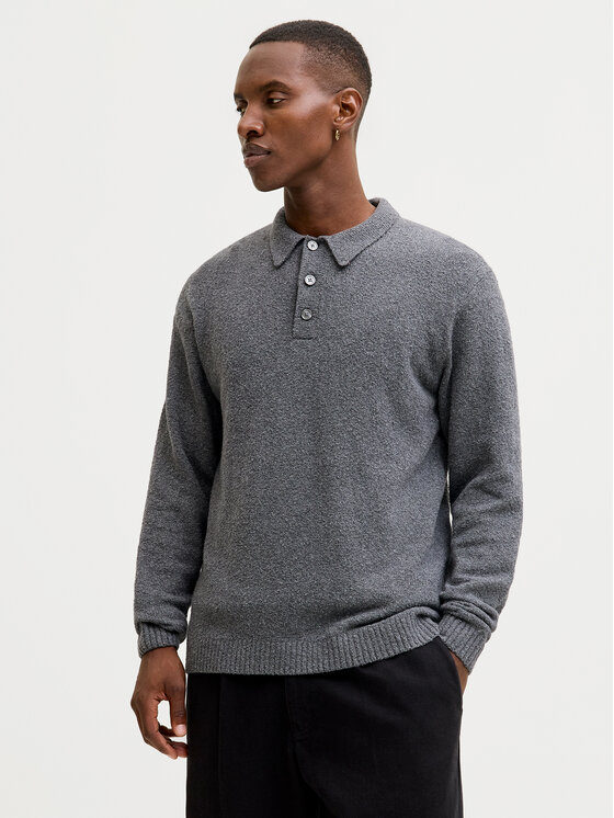 Jack & Jones Jack & Jones Svetr Maverick 12286144 Šedá Regular Fit