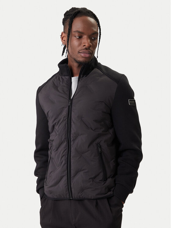 Guess Преходно яке M6RL10 WJ232 Черен Regular Fit