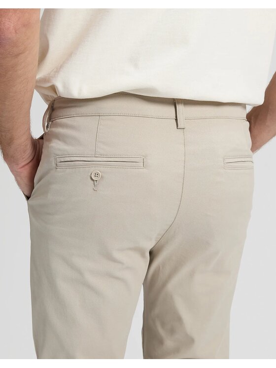 Lee Lee Spodnie materiałowe CHINO SLIM Beżowy Slim Fit