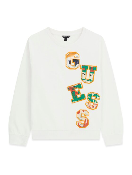 Guess Kids Guess Kids Mikina 181522 Bílá Classic Fit