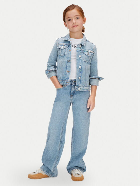 Calvin Klein Jeans Calvin Klein Jeans Kurtka jeansowa LVCKSJD00G Niebieski Regular Fit
