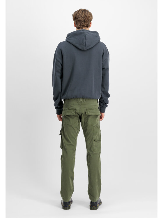 Alpha Industries Alpha Industries Cargo nohavice Lieutenant Pant Zelená Straight Leg