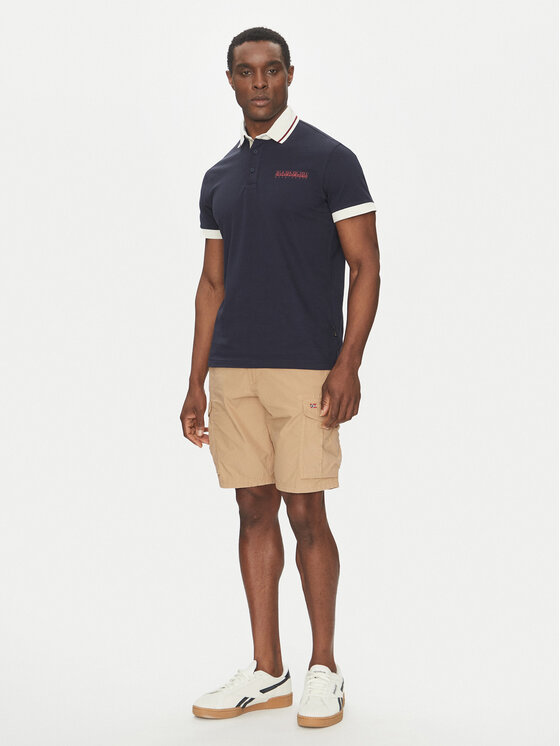 Napapijri Napapijri Stoffshorts Noto 2.0 NP0A4HOQ Beige Regular Fit