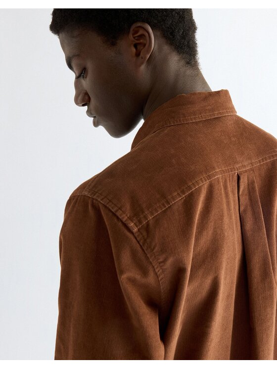 Wrangler Wrangler Koszula 1 PKT SHIRT Brązowy Regular Fit