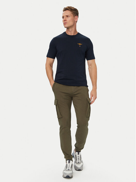 Aeronautica Militare Aeronautica Militare T-särk 262TS1580UJ00372 Tumesinine Regular Fit