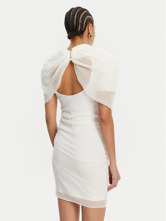 JACQUEMUS JACQUEMUS Sukienka koktajlowa 24H251DR130-1555 Biały Regular Fit