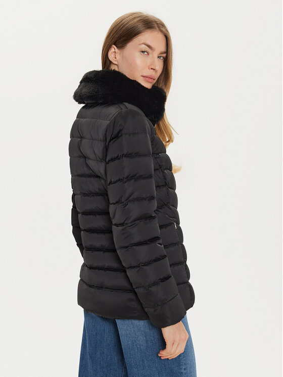 Geox Geox Vatovaná bunda Calithe W4626T T3122 F9000 Černá Regular Fit