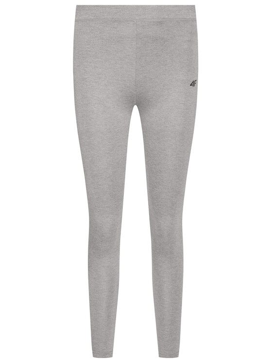 4F 4F Legginsy H4L21-LEG010 Szary Slim Fit