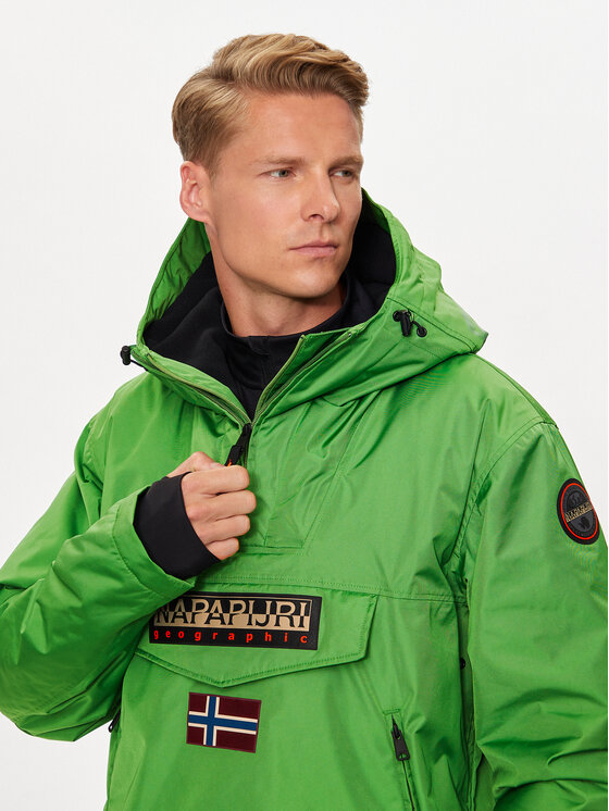 Napapijri Napapijri Anorak jakna Rainforest Next NP0A4IB9 Zelena Regular Fit