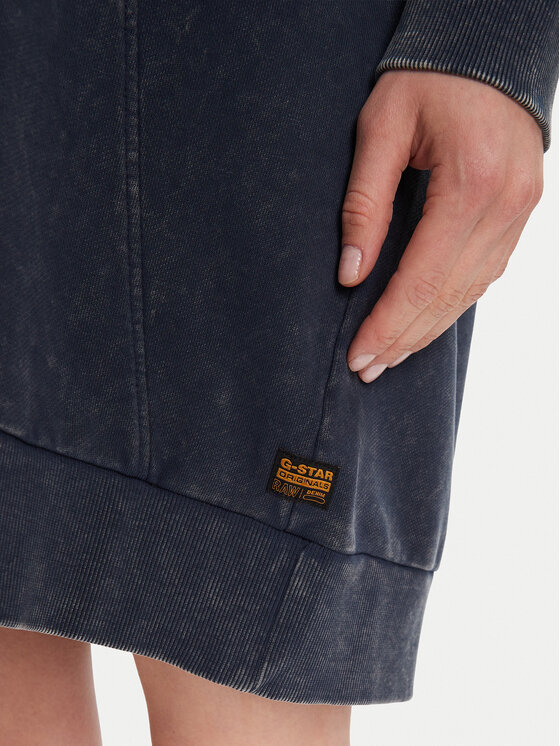 G-Star Raw G-Star Raw Pletena obleka D27165-D969 Modra Relaxed Fit
