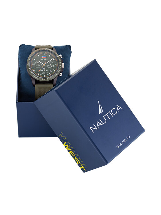 Фото - Наручний годинник NAUTICA Zegarek  One NAPNOF4S1 Zielony 